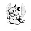 Pikachu militaire  tattoo design idea