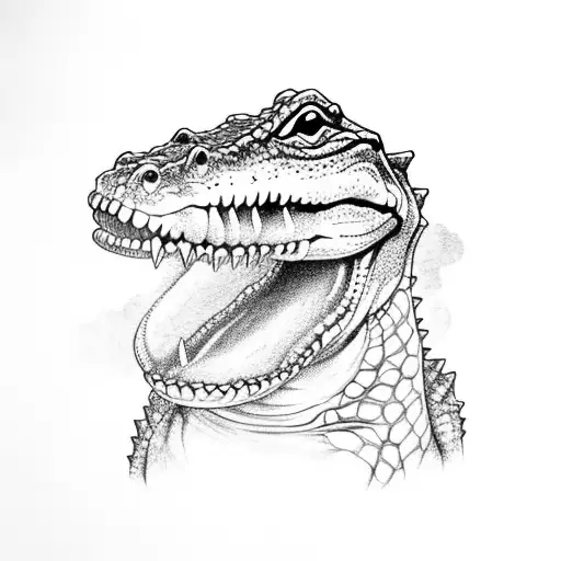 ALLIGATOR tattoo design idea