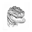 ALLIGATOR tattoo design idea