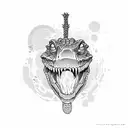 ALLIGATOR tattoo design idea