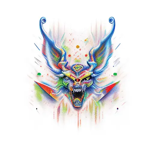 Hell tattoo design idea