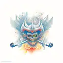 Devils tattoo design idea