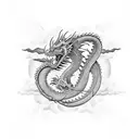tattoo chest  dragon planets tattoo design idea