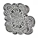 women maori tribal forearm band tattoo design strength and knowledgeable  tattoo design idea