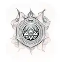 BPD inspired gothic tattoo design idea