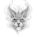 BPD inspired gothic tattoo design idea