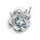 question mark tattoo design idea