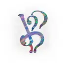 question mark tattoo design idea