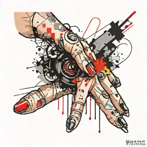 ring finger tattoo design idea