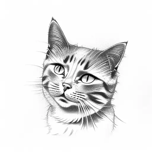 Cat Daijin from the Movie Suzume tattoo design idea