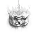 Bart y hugo  tattoo design idea