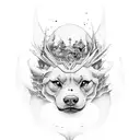 Bart y hugo  tattoo design idea