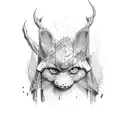 Bart y hugo  tattoo design idea