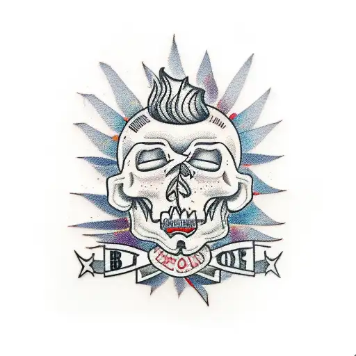 body made by bricks tattoo design idea