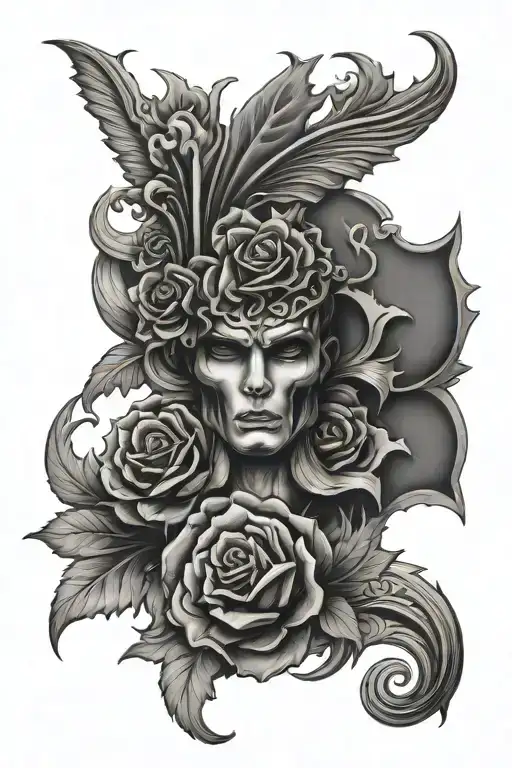 Leather Tooling design tattoo design idea