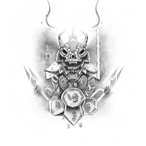 the numbers 222 combined with the numbers 333 tattoo design idea