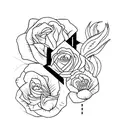 flash tattoo LIS tattoo design idea