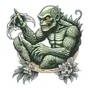 creature from the black lagoon tattooing   tattoo design idea