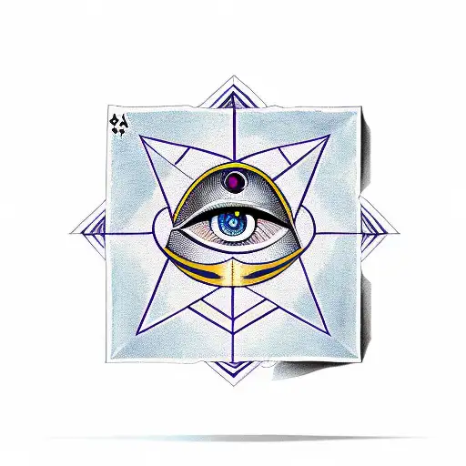 Premium Vector | Geometric line art mystic eye tattoo boho providence sight  evil eye amulet ornament esoteric sign