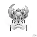 palabras: lolo, lilo. escritas en vertical tattoo design idea