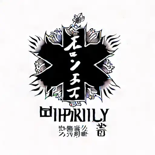 the word epilepsy tattoo design idea