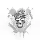 The word epilepsy tattoo design idea