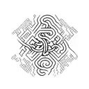 Seizure alert symbol with word epilepsy in the middle tattoo design idea