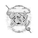 serendipity sign tattoo design idea