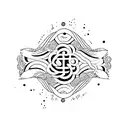 serendipity sign tattoo design idea