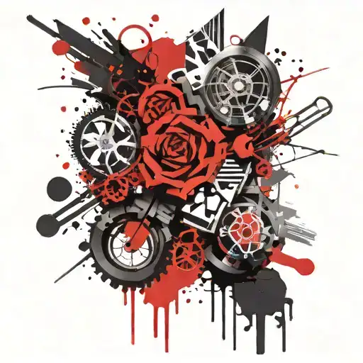 "RARE"  tattoo design idea