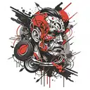 "RARE"  tattoo design idea