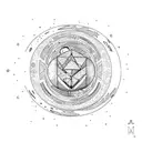 moon with the name alexis  tattoo design idea