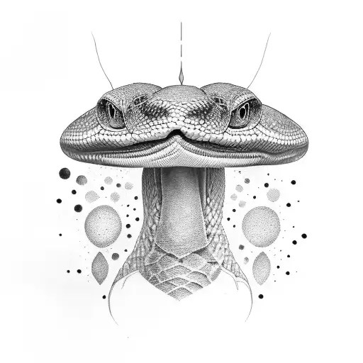 anaconda, beautiful girl tattoo design idea