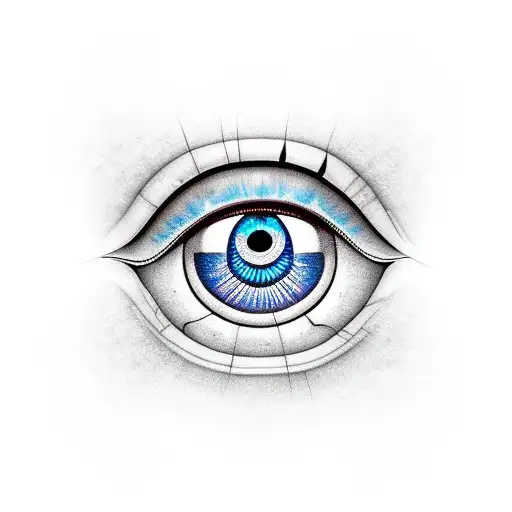 Evil Eye tattoo design idea