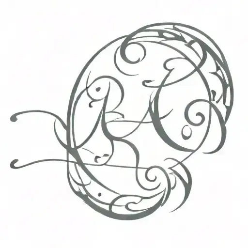 Arabic calligraphy tattoo design idea