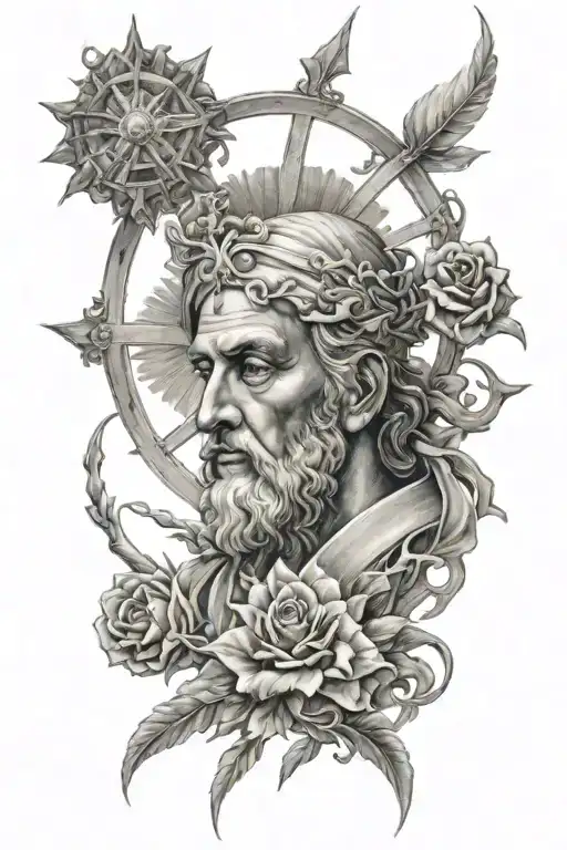religious tattoo design idea