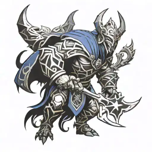 dota 2 heroes tattoo design idea