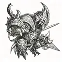 dota 2 heroes tattoo design idea