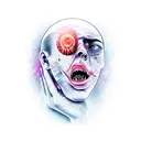 cluster headache pain tattoo design idea