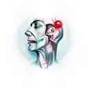 cluster headache pain tattoo design idea