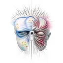 cluster headache pain tattoo design idea