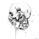 cluster headache pain tattoo design idea