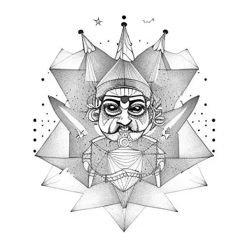 circus big top tattoo design idea