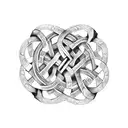 Viking knotwork jörmungandr tattoo design idea