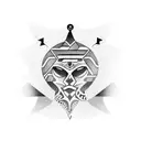 birthdates tattoo design idea