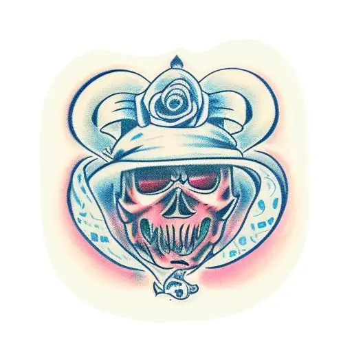 "like we just met" in number 7 format tattoo design idea