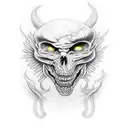 escaping hell tattoo design idea