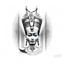 Nefertiti tattoo design idea