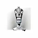 Nefertiti tattoo design idea