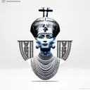 Nefertiti tattoo design idea
